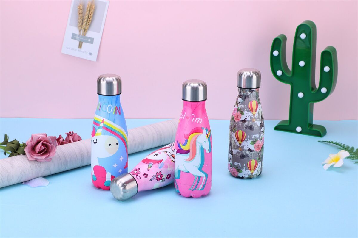 kids double wall stainless steel water bottle